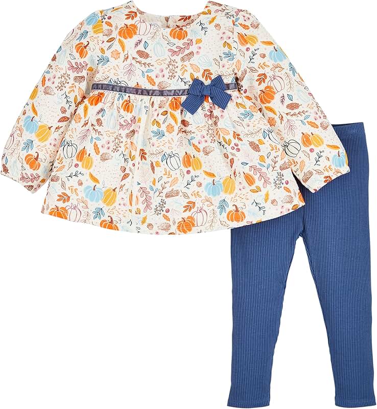 Children's Pumpkin Tunic and Leggings Set, 2T