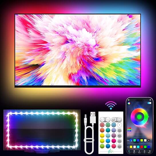 16.4ft RGB TV Backlight with Music Sync and Remote