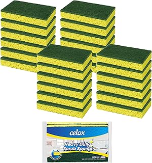 24 Pack Heavy Duty Dual Sided Dish Sponges