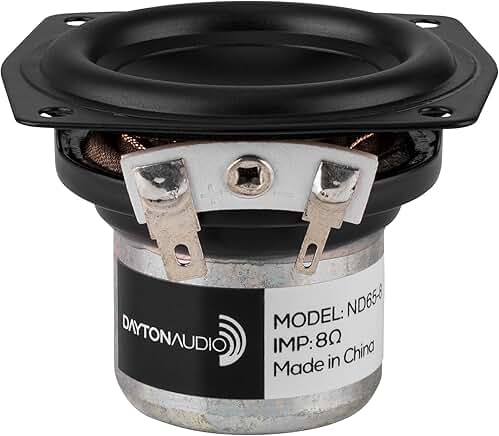 2.5-inch Aluminum Cone Full-Range Neo Driver, 8 Ohm