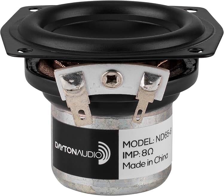 2.5-inch Aluminum Cone Full-Range Neo Driver, 8 Ohm