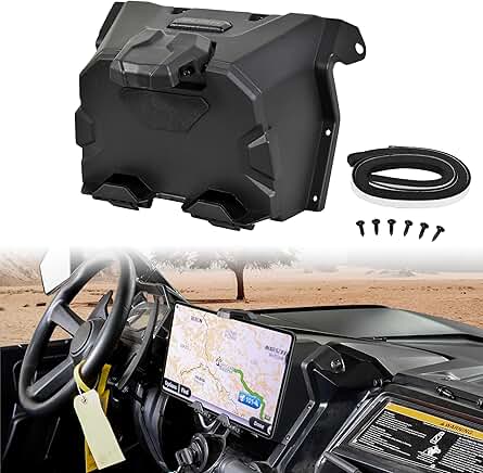 Electronic Device Mount and Storage for Honda Talon 1000