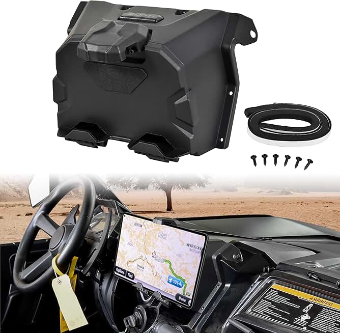 Electronic Device Mount and Storage for Honda Talon 1000