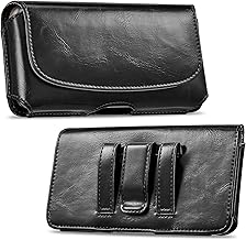 Leather phone holster for iPhone 15 14 13 Pro Max and more