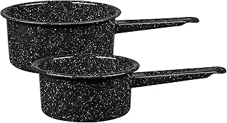 Non-Stick Saucepan Set with Steel Core, 1 & 2 Quart