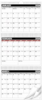 2026-2027 3-Month Wall Calendar, 11"x25.3"