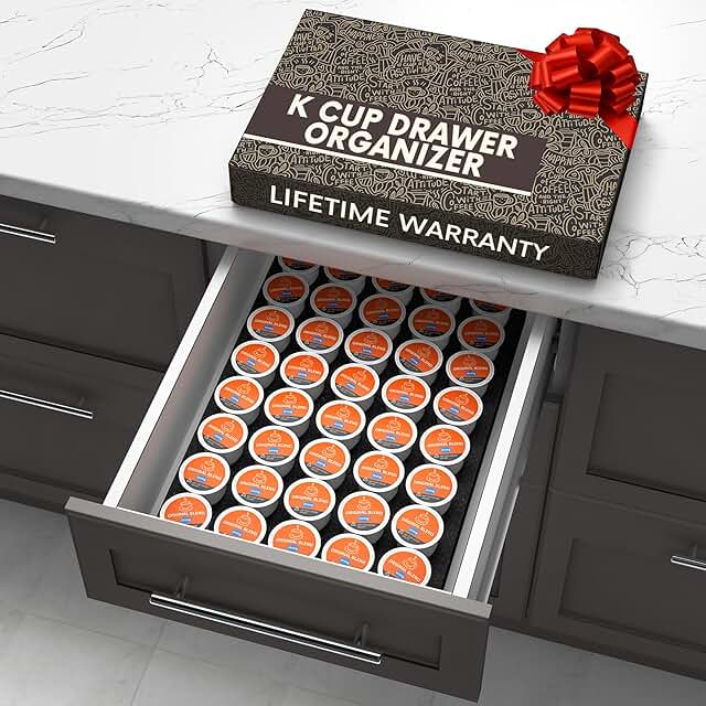 K Cup Holder and Organizer for Kitchen Drawer