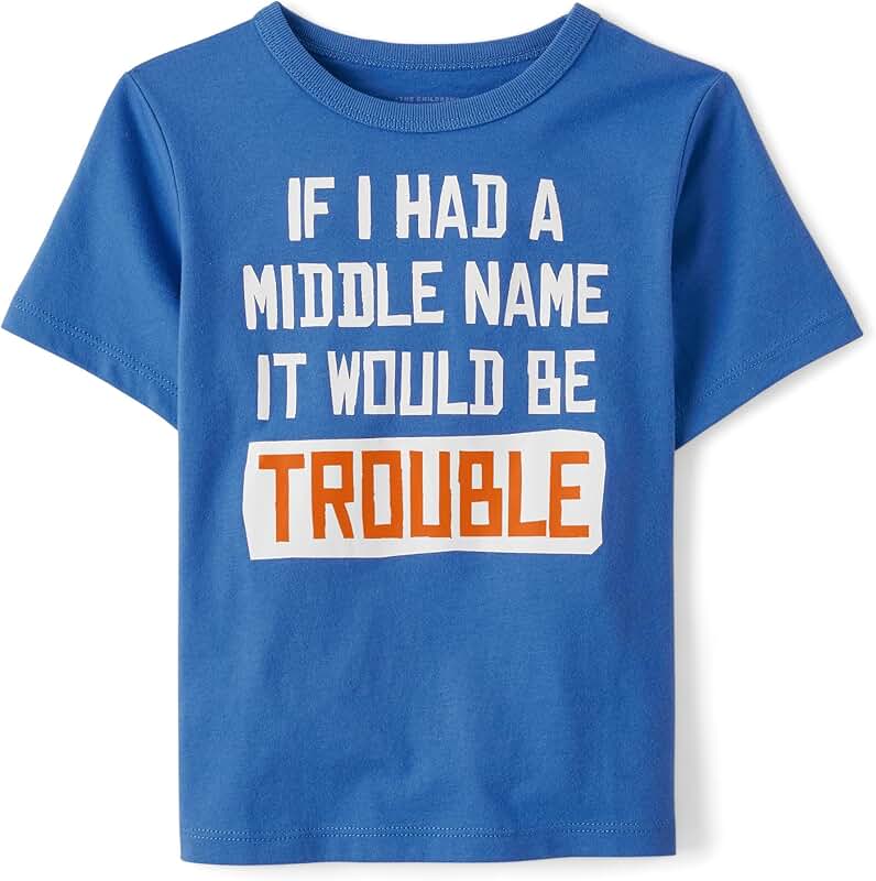 Baby Boys Short Sleeve Graphic T-Shirt for 18-24 Months