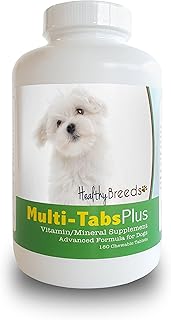 Healthy Breeds Maltese Multi-Tabs Plus Chewable Tablets 180 Count