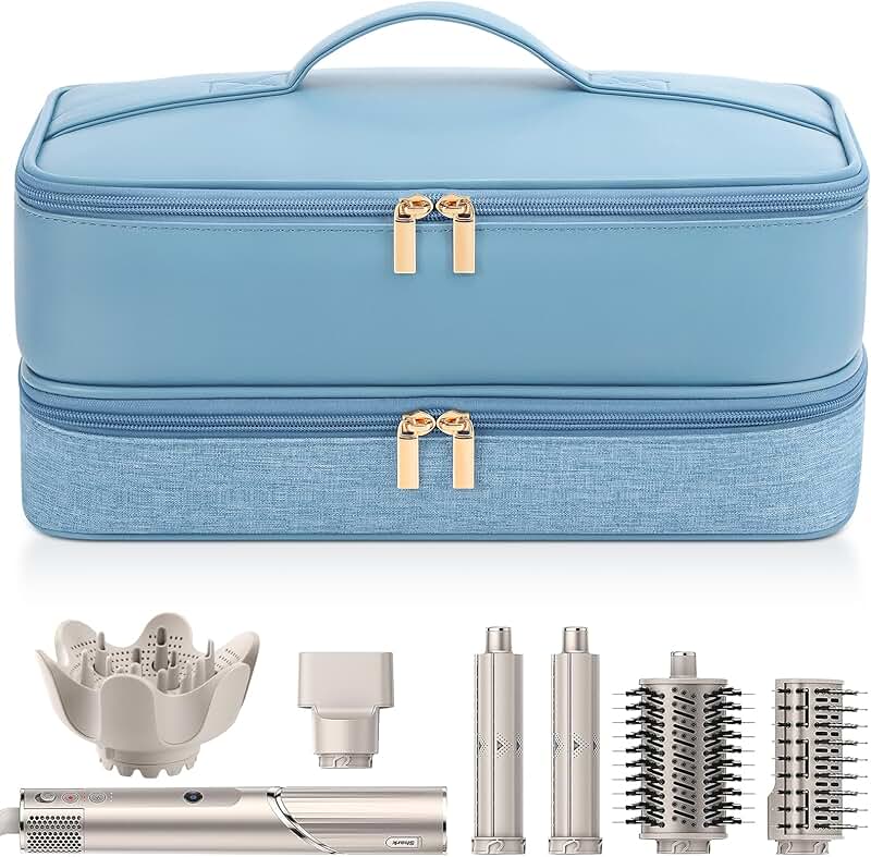 Travel Hair Dryer Case for Flexstyle, Double-Layer Carrying Bag