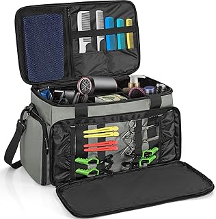 Large Capacity Hairdresser Bag with Adjustable Dividers
