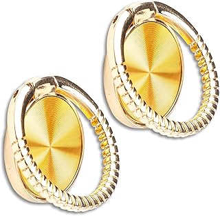 Two Pack Cell Phone Ring Holders with 360° Rotation