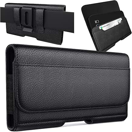 Cell Phone Belt Holster with Card Slot for Samsung Phones