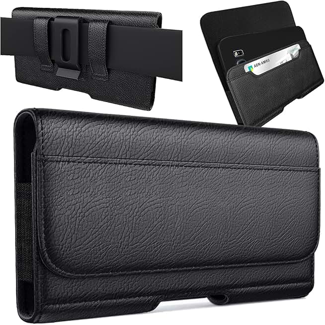 Cell Phone Belt Holster with Card Slot for Samsung Phones