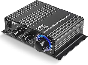 Mini 60W Stereo Audio Amplifier with AUX and MIC Inputs