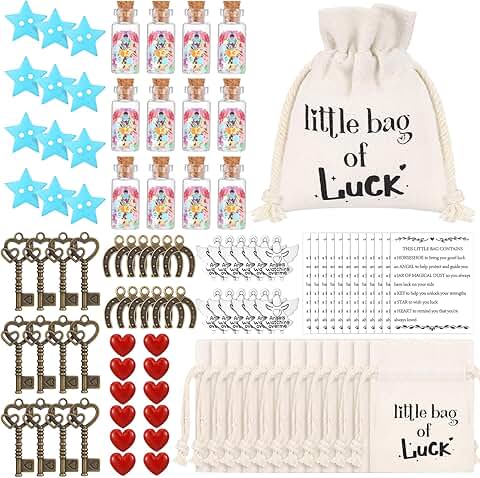 12 Sets Good Luck Gift Charm Bulk for Exams and Graduation
