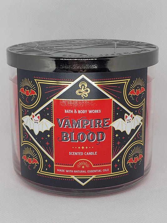  3-Wick Candle w/Essential Oils  14.5 oz  2021   Blood)