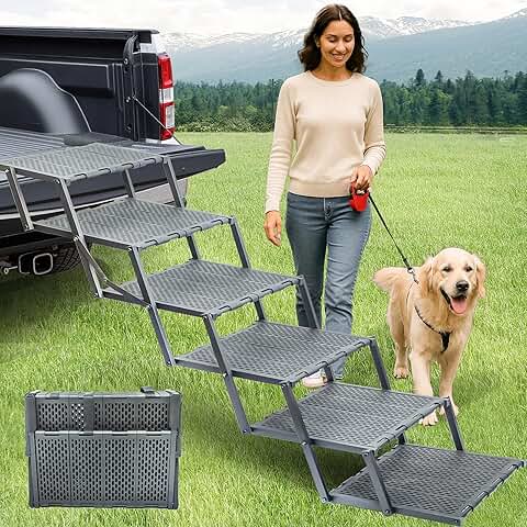 Portable Wide Dog Ramp for Cars and Trucks