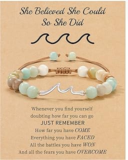 Inspirational Natural Stone Beaded Bracelets for Women