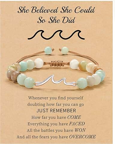 Inspirational Natural Stone Beaded Bracelets for Women