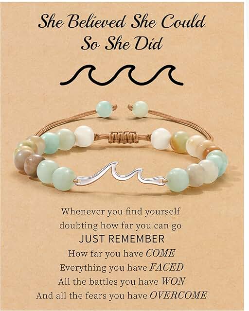 Inspirational Natural Stone Beaded Bracelets for Women