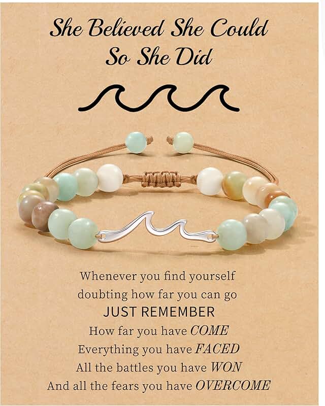 Inspirational Natural Stone Beaded Bracelets for Women