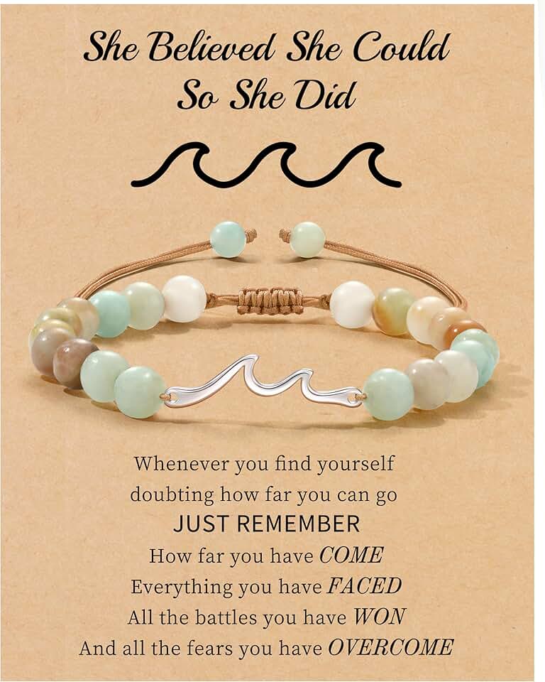 Inspirational Natural Stone Beaded Bracelets for Women
