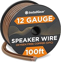 12 Gauge 100ft Speaker Wire with Polarity Marking