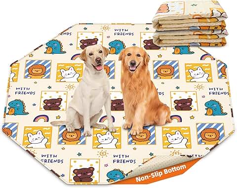 Washable Reusable Dog Pee Pads, 89" x 33"