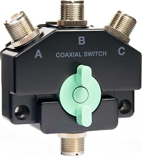 Heavy Duty Wideband Coax Switch for 800MHz Antennas