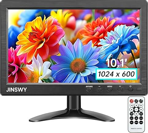 10.1-inch HD Security Monitor with HDMI VGA BNC AV USB