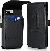 Leather Belt Phone Holster for iPhone 15 Plus and Max Models