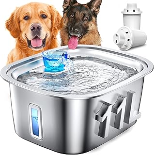 Large Stainless Steel Water Fountain for Pets