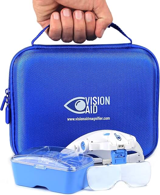 Magnifying Glasses with LED Light and Storage Case