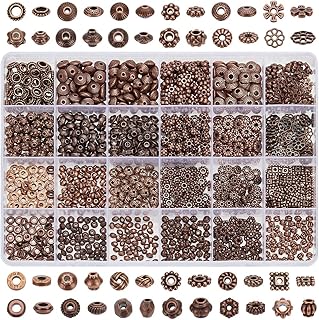 1200pcs Metal Spacer Beads for Jewelry Making