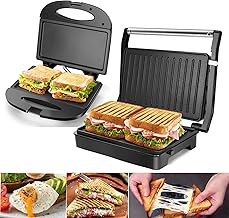 Double-Sided Sandwich Maker with Non-Stick Surface