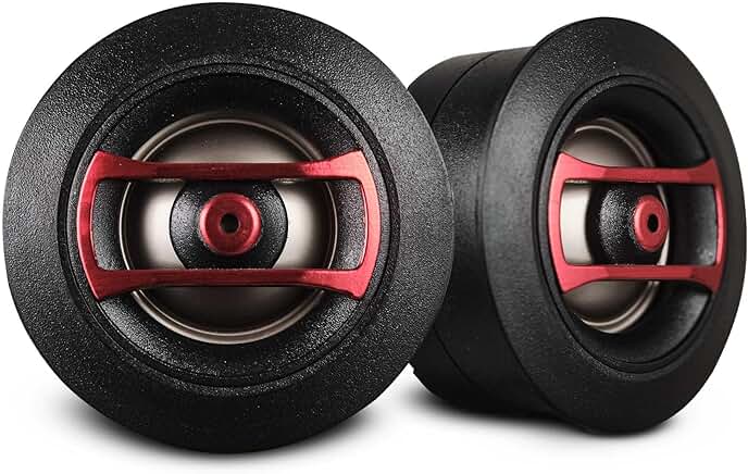 Pair of 1.3" PEI Mini Dome Tweeters with 0.8" Voice Coil