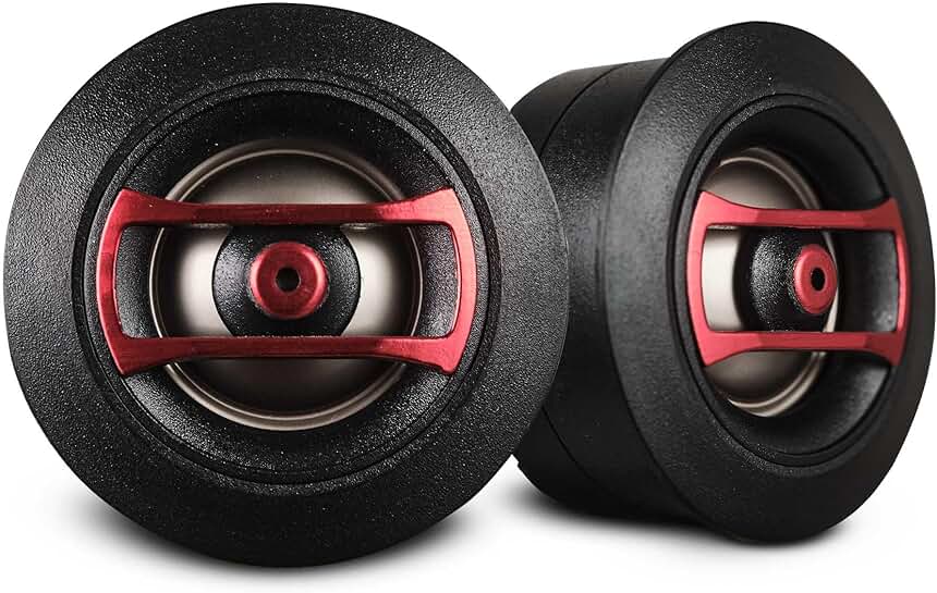 Pair of 1.3" PEI Mini Dome Tweeters with 0.8" Voice Coil