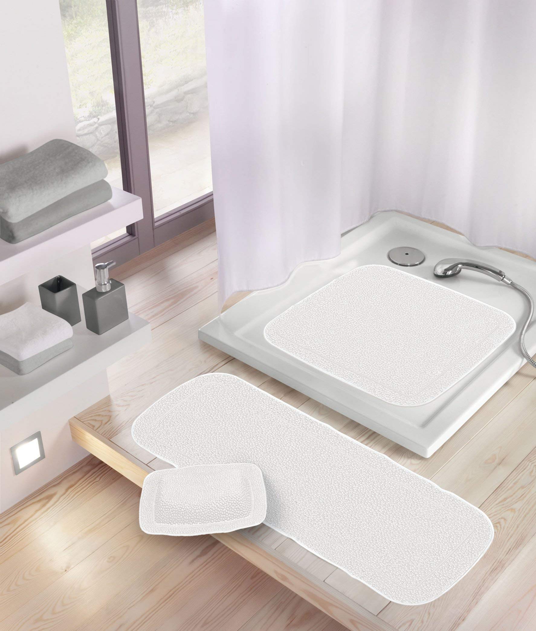 Java Plus PVC ee Tub Safety ats (14.2x36.2, White)