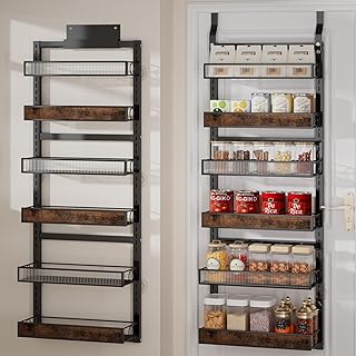 Over the Door 6-Tier Wall Mount Spice Rack