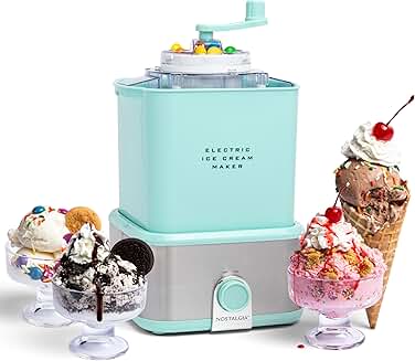 Electric Ice Cream Maker for Soft Serve and Frozen Yogurt