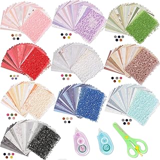 250 Sheets of Textured Scrapbook and Mesh Paper Set