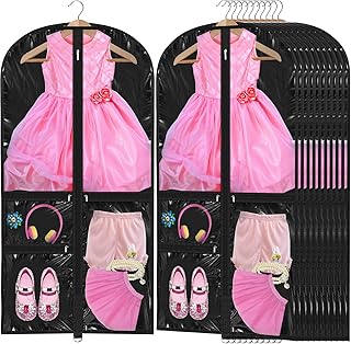 10 Garment Bags for Dance Costumes, Travel, Storage
