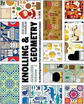 Knolling and Geometry Coloring Book for Pattern Lovers