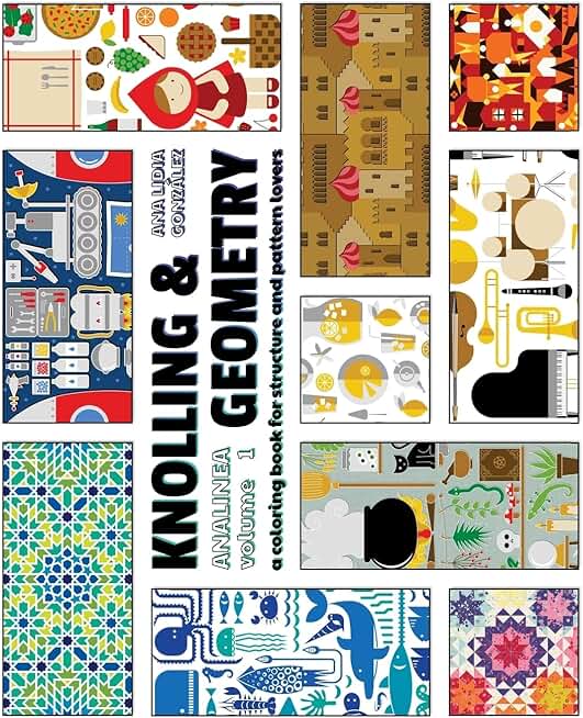 Knolling and Geometry Coloring Book for Pattern Lovers