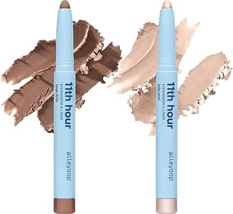 11th Hour Cream Eyeshadow Stick Set in Taupe and Pearl
