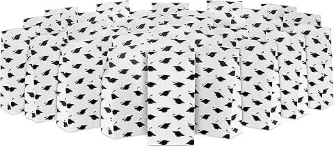 Graduation Party Favor and Treat Bags, 30 Pack