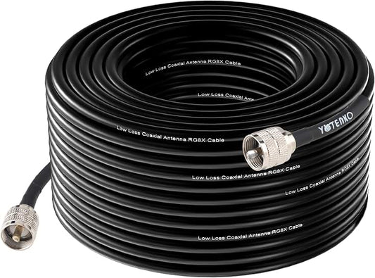 75ft RG8x Coaxial Cable for Radio Antennas