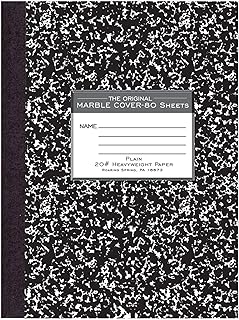 Signature Collection Hardcover Composition Notebook, 80 Sheets