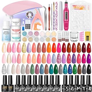 60-Piece Gel Nail Polish Set with Drill